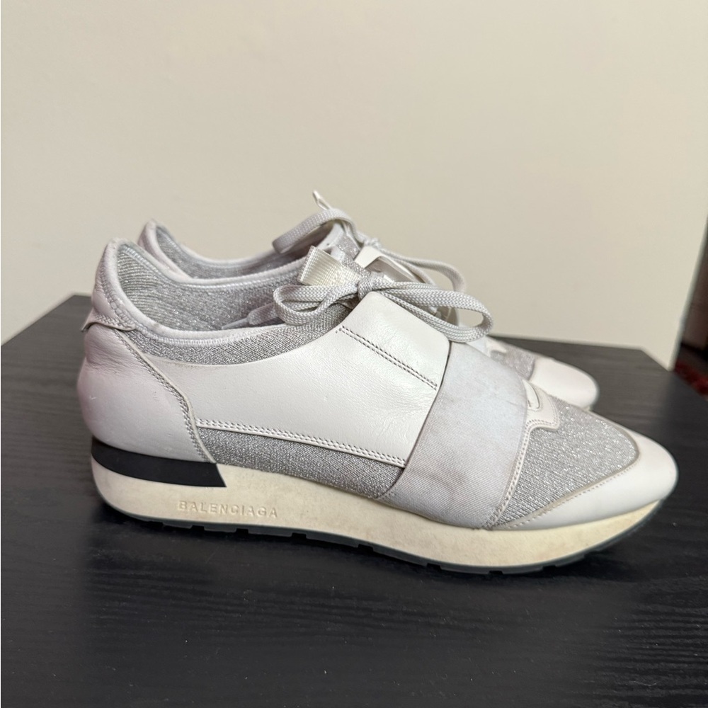 Balenciaga 2024 Race Runner Sport Sneakers Neoprene Mesh Sneakers 39 9 - Picture 3 of 10